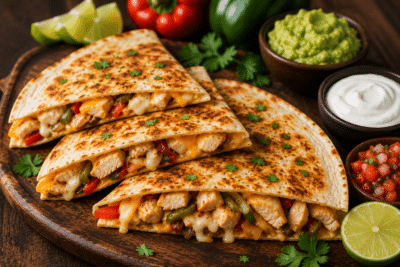 طريقة عمل الكاساديا بالدجاج