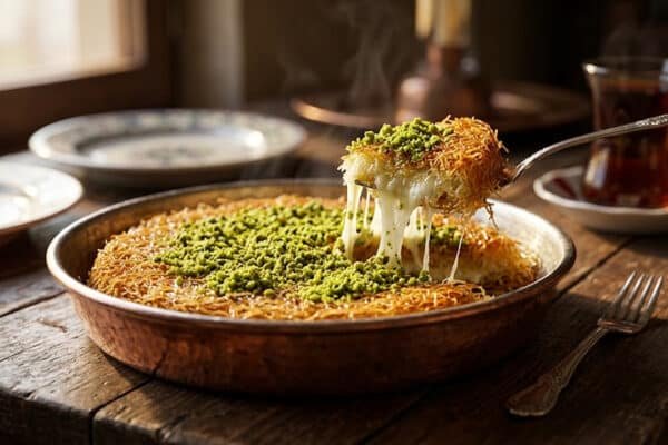 طريقة عمل الكنافة التركية الأصلية