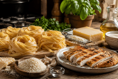 طريقة عمل باستا ألفريدو بالدجاج