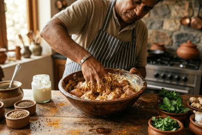 طريقة عمل برياني الدجاج الهندي