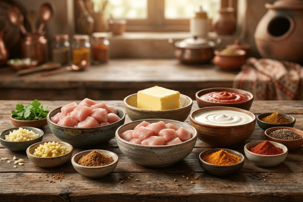 طريقة عمل دجاج بالزبدة الهندي