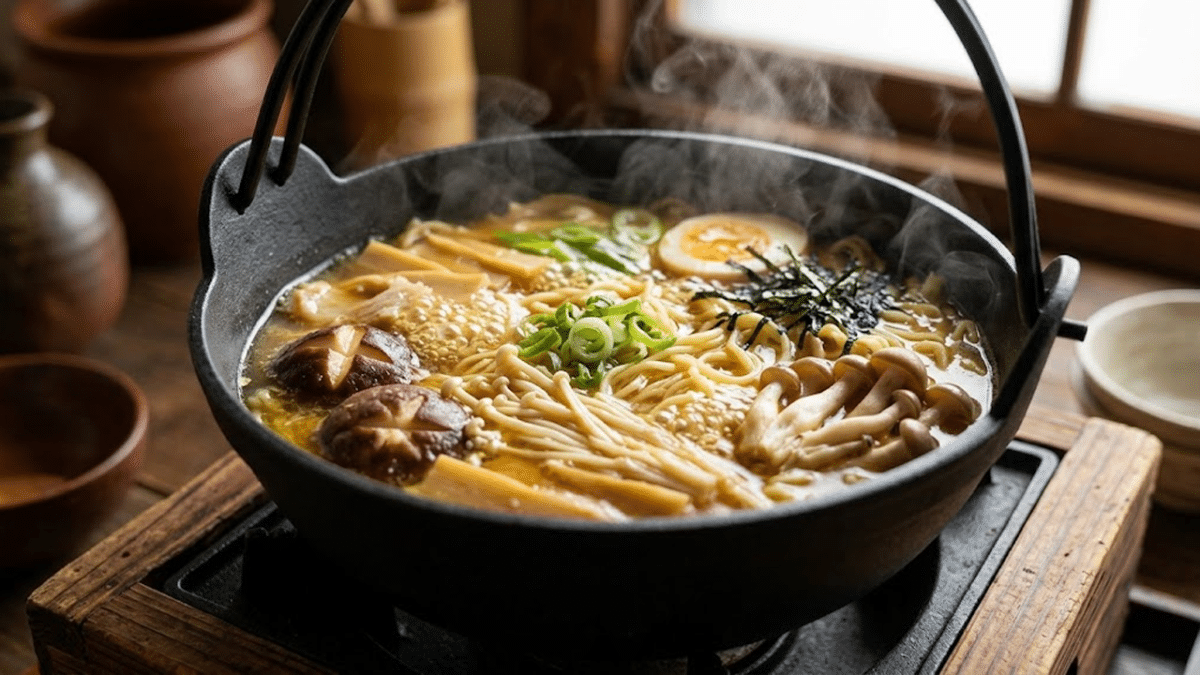طريقة عمل شوربة الرامن اليابانية