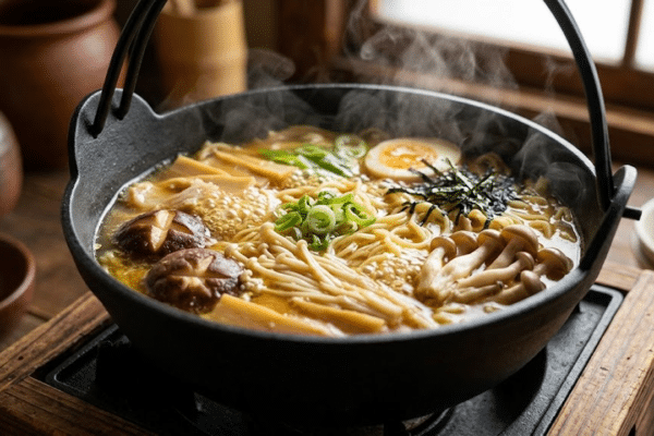 طريقة عمل شوربة الرامن اليابانية