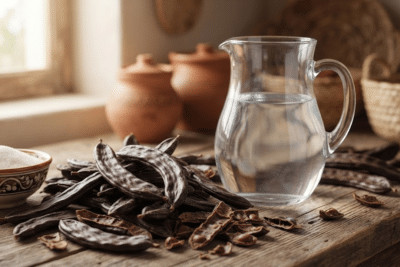طريقة عمل الخروب الطبيعي مثل المحلات